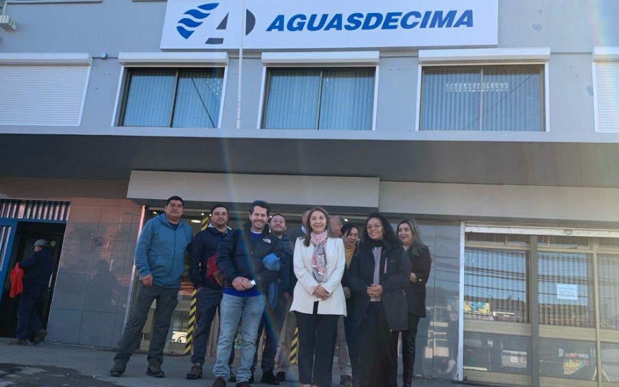 Representantes de Aguas Décima viajan a la Patagonia para participar de Interaguas 2024